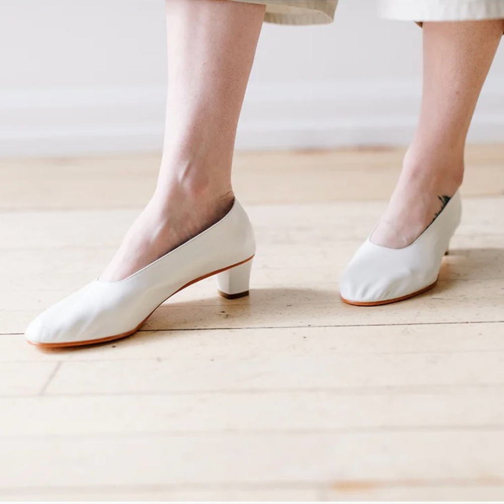 Martiniano High Glove Shoes in White